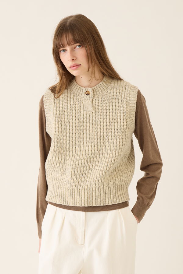 demylee Sybil Confetti Wool Alpaca Vest