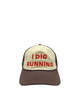 ALEX ZONO "I Dig Running" OG Trucker Hat - Brown - Thumbnail 1