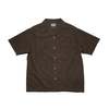 Studio D'Artisan 5739 Cotton/Linen Amami-Dorozome Mud-Dyed Shirt - Dark Brown - Thumbnail 1