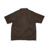 Studio D'Artisan 5739 Cotton/Linen Amami-Dorozome Mud-Dyed Shirt - Dark Brown - Thumbnail 2