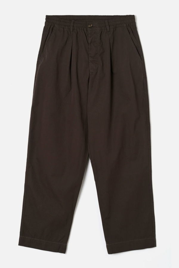 Universal Works Oxford Pant Micro Canvas - Brown