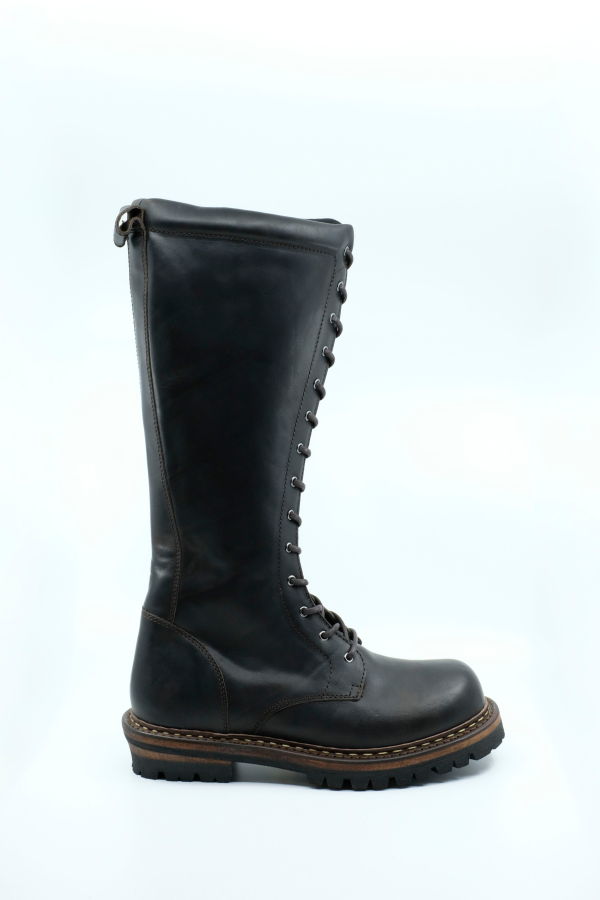 Our Legacy Dark Chocolate Rich Calfskin Cager Boot