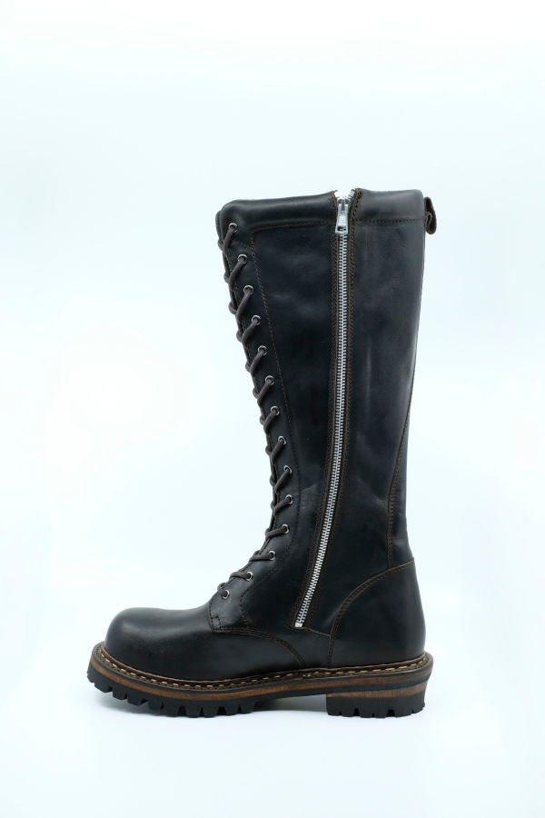 Our Legacy Dark Chocolate Rich Calfskin Cager Boot