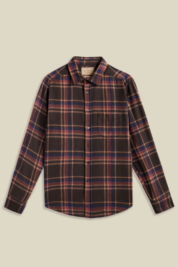 Portuguese Flannel Castor Shirt - Brown