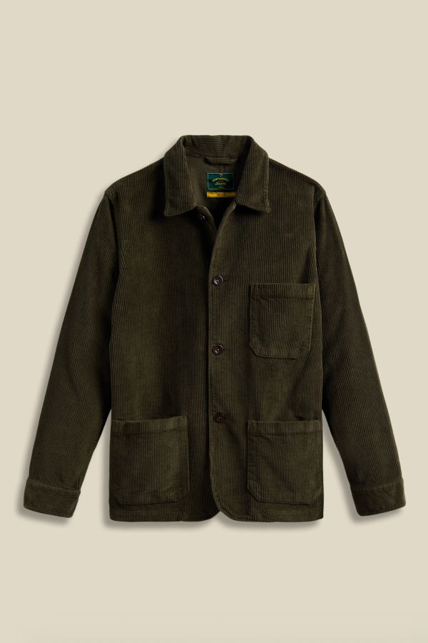 Portuguese Flannel Labura Corduroy Jacket - Olive