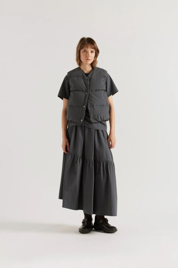 Kloke Static Quilted Down Vest - Ink
