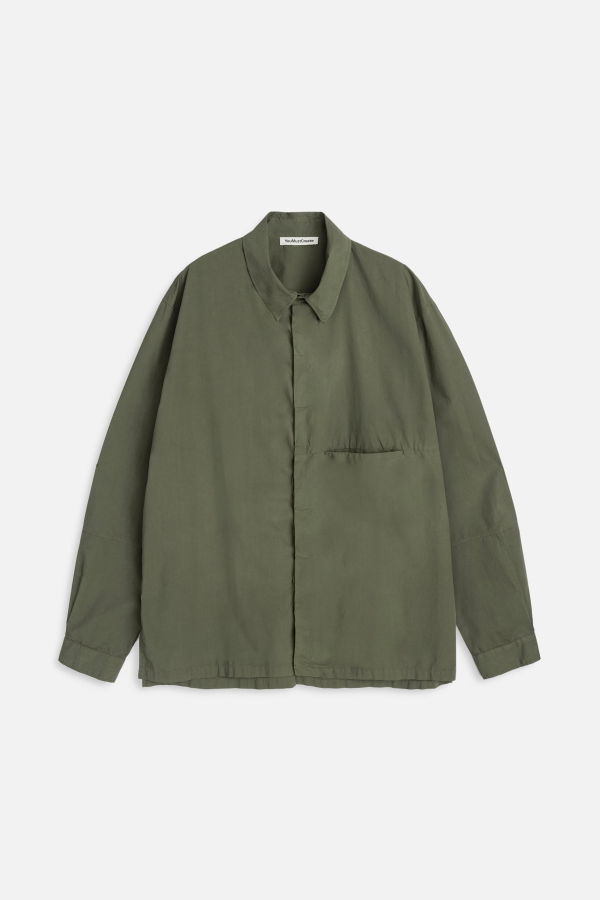 YMC Blackout Overshirt - Dark Green