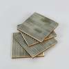 Mela Artisans Pinstripe Inlay and Resin Coasters Set of 4 - Thumbnail 3