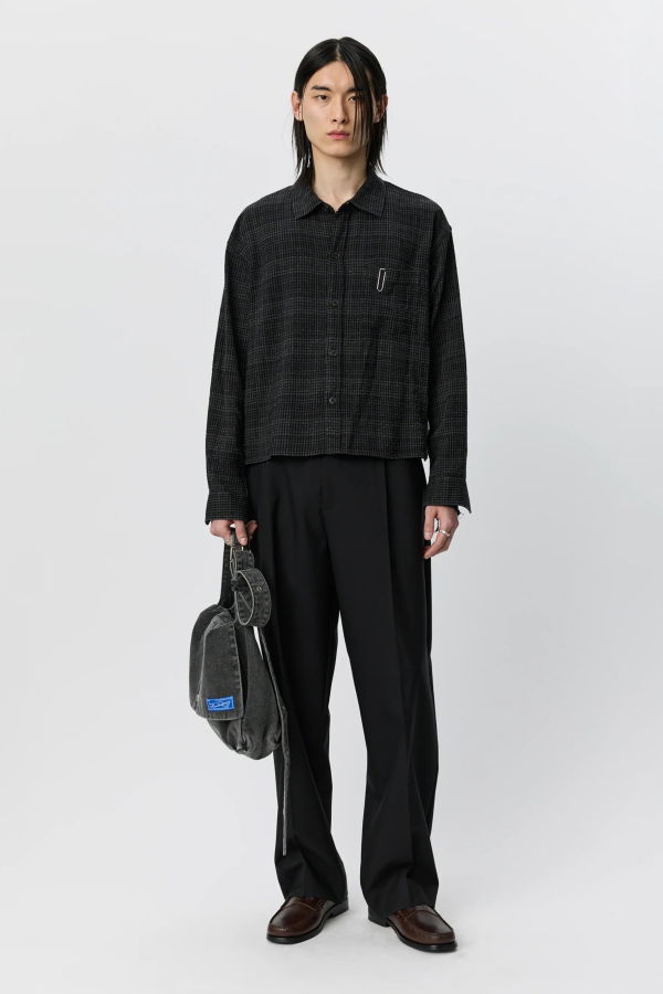 mfpen Priority Shirt - Overdyed Black Check