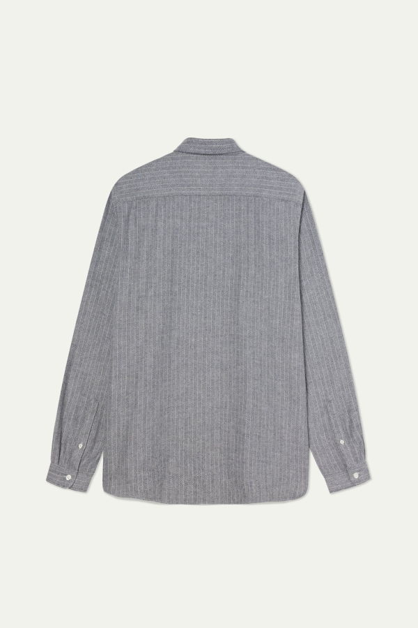La Paz Teles Shirt - Graphite Herringbone