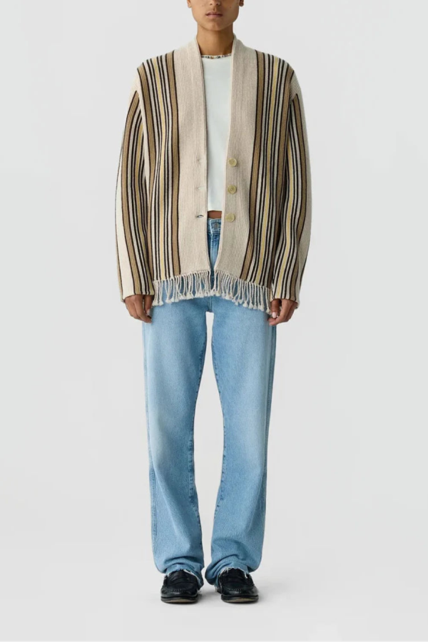 Guest in Residence Handloom Cardigan - Beige