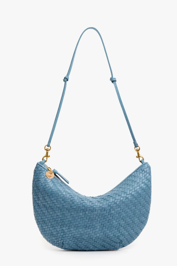 Clare V. Lune Woven Zig Zag Handbag