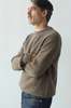 Tercette Crew Sweater - Undyed Light Brown - Thumbnail 3