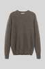 Tercette Crew Sweater - Undyed Light Brown - Thumbnail 4