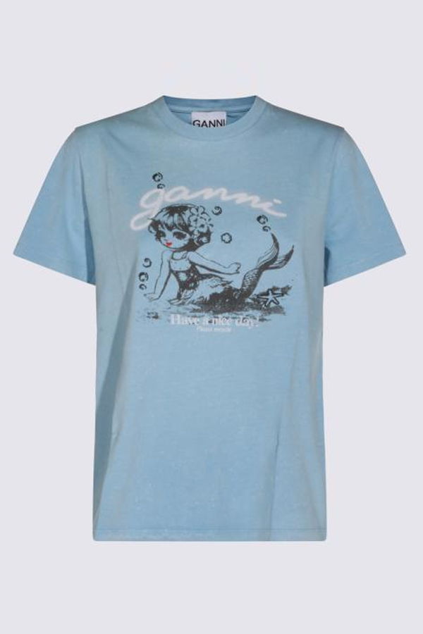 Ganni Top - Soft Chambray