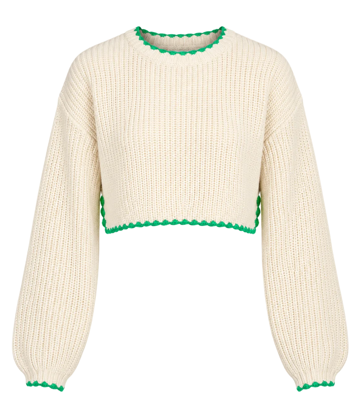Atelier Delphine Aries Top - Ivory/Green - Image 1 of 3