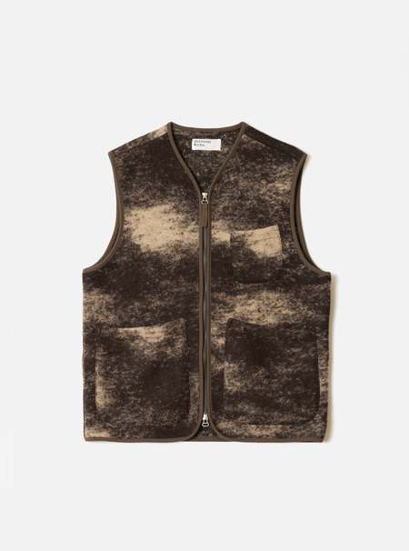 Engineered Garments LL Flight Satin Nylon Vest - Black | Garmentory