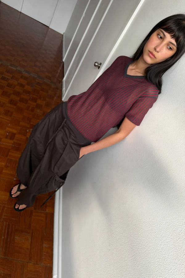 Deiji Studios Cross Neck Tee