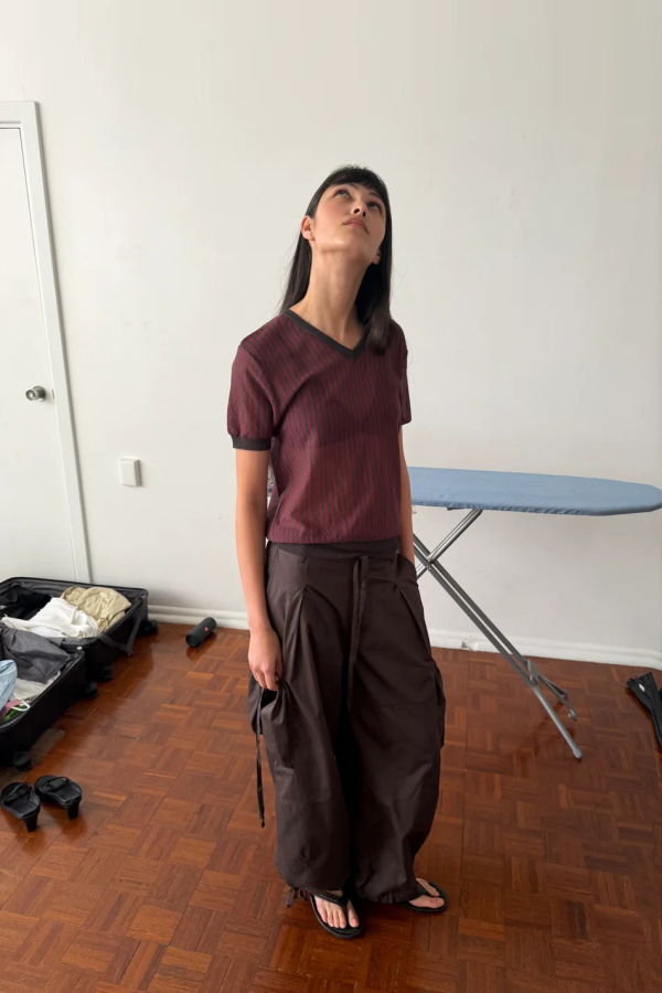 Deiji Studios Cross Neck Tee
