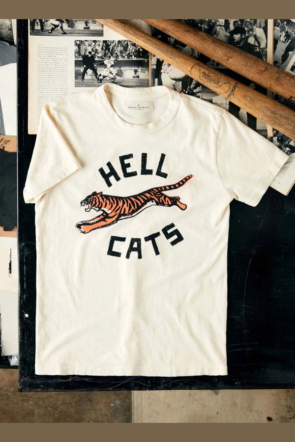 Imogene + Willie The "Hell Cats" Tee - Natural