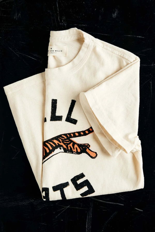 Imogene + Willie The "Hell Cats" Tee - Natural
