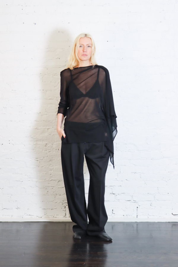 Issey Miyake Concealed Knit Top