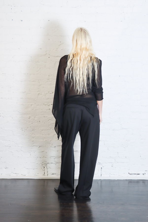Issey Miyake Concealed Knit Top