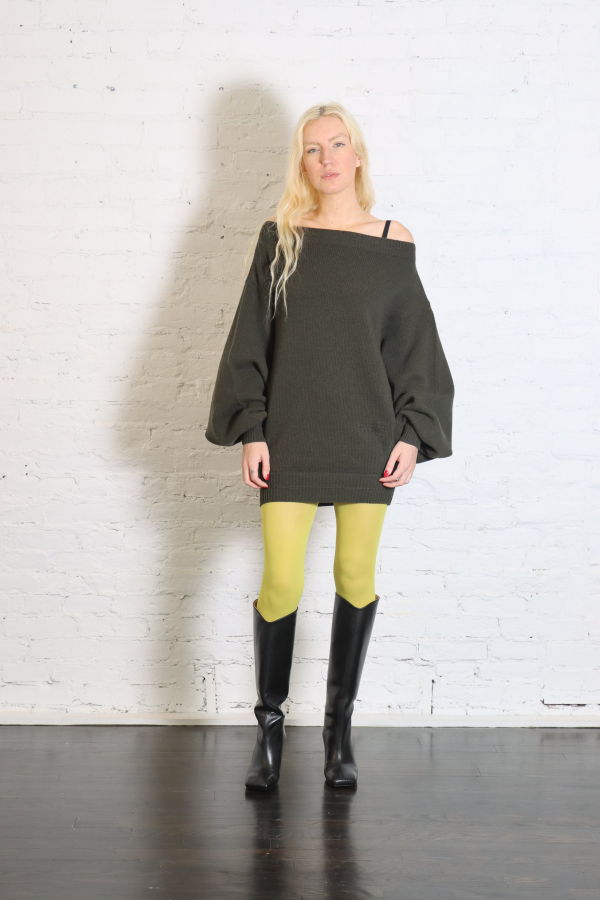 Maison Margiela Sweater Mini Dress