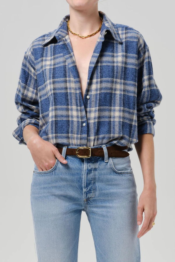 Citizens of Humanity Ana Cropped Shirt