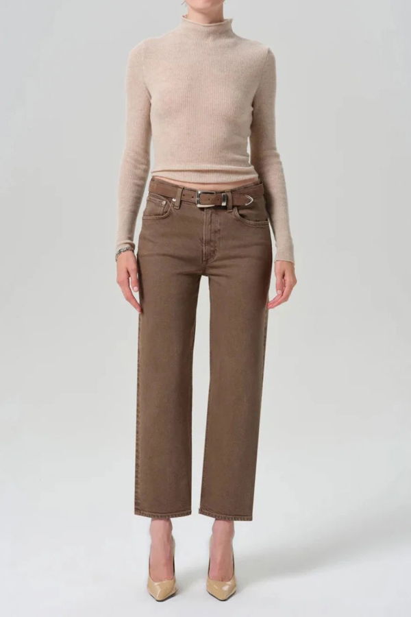Citizens of Humanity Palma Straight Jeans - Brown