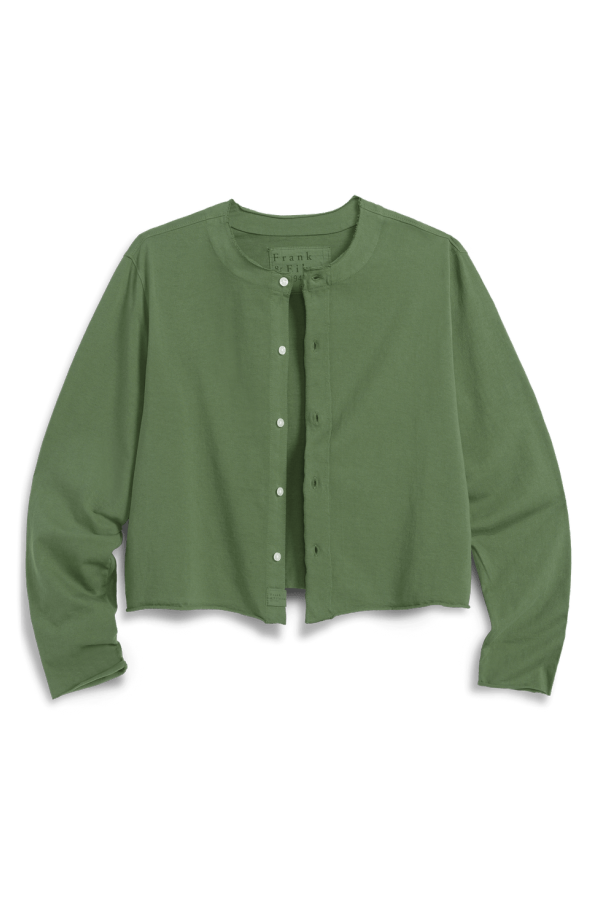 Frank & Eileen Jackie T-Shirt Cardigan - Nori