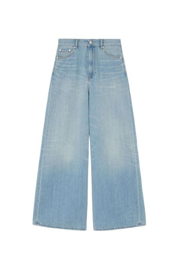 Ganni Denim Pants - Light Blue Vintage