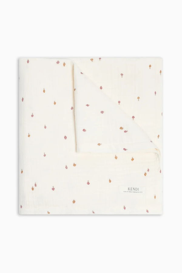 KIDS Colored Organics Muslin Swaddle Blanket