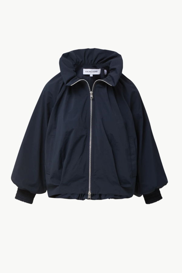 Veronica Beard Circe Bubble Jacket - Navy