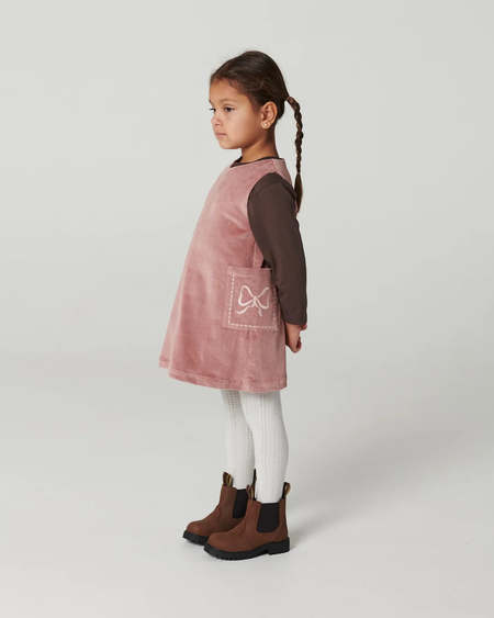kids Apolina Stevie Dress - Pool | Garmentory