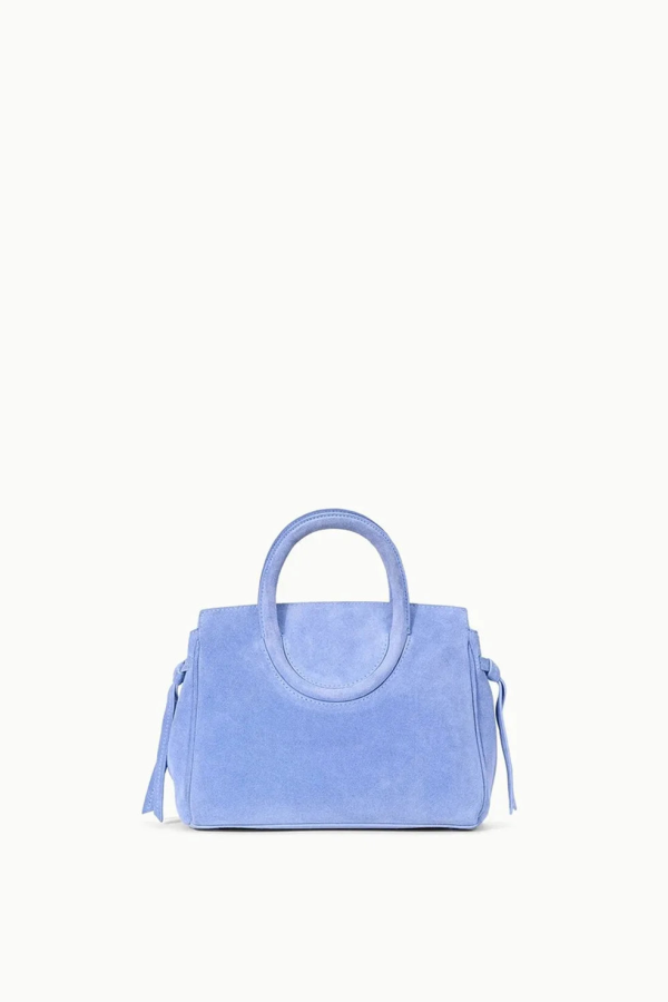Staud Maude Mini Carryall Cielo Suede Handbag - Blue