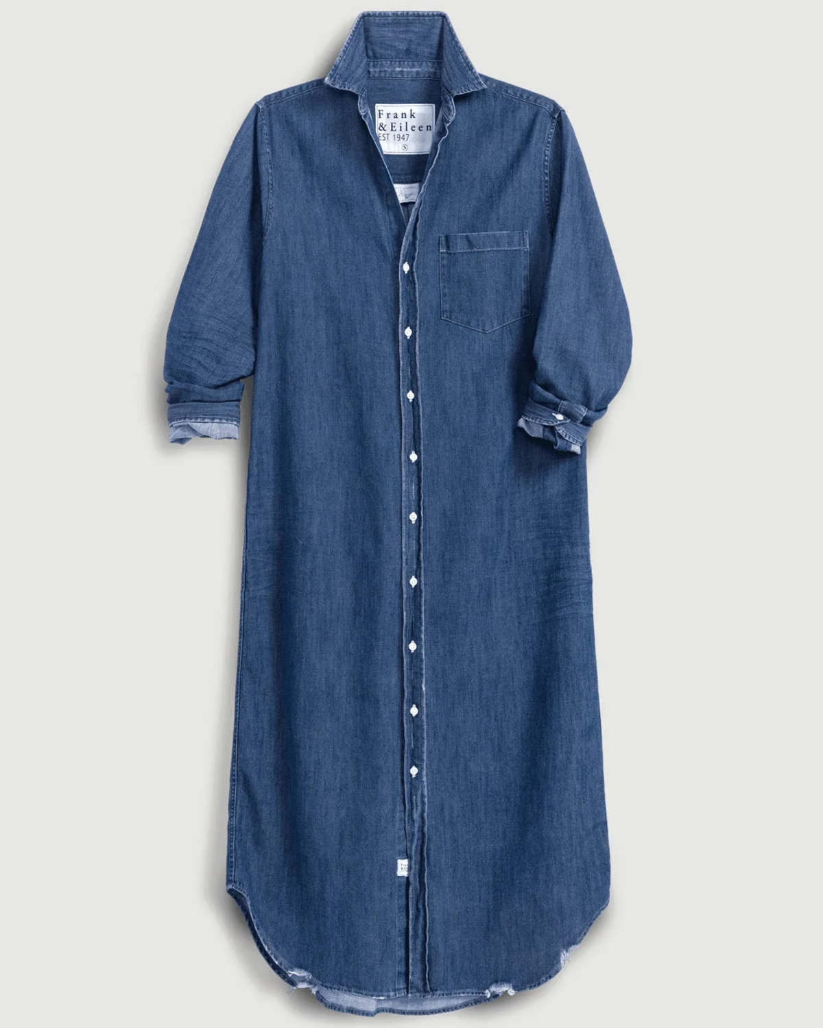 Frank & Eileen Rory Shirtdress - Dark Wash Denim - Image 1 of 5