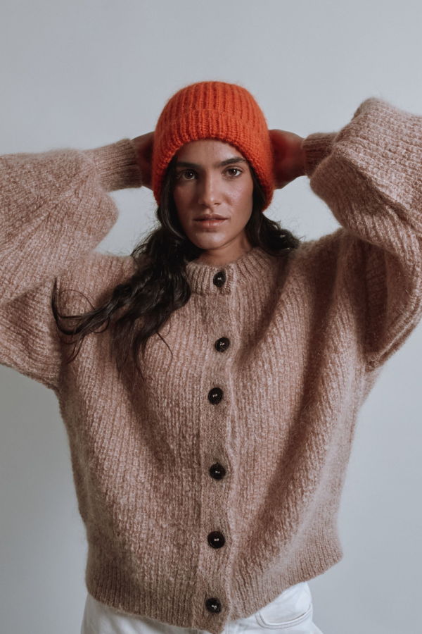 L'ENVERS Paul Beanie in Merino-Mohair Wool