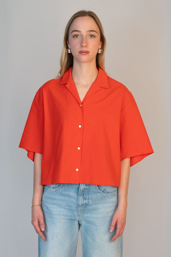 Alysi Seersucker Top