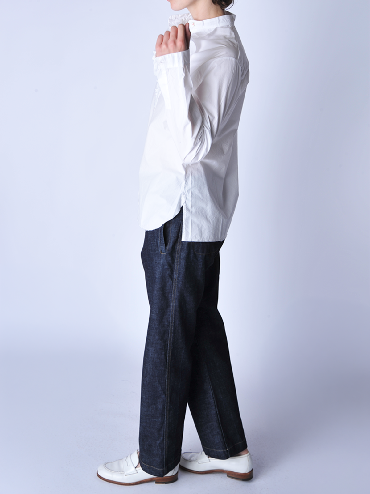 H+ Hannoh Wessel Washed Denim Pernilla Pant - Image 3 of 7