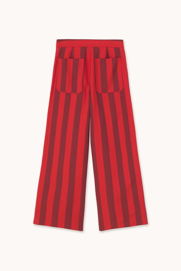 TINY BIG SISTER Wide Stripes Pocket Pants
