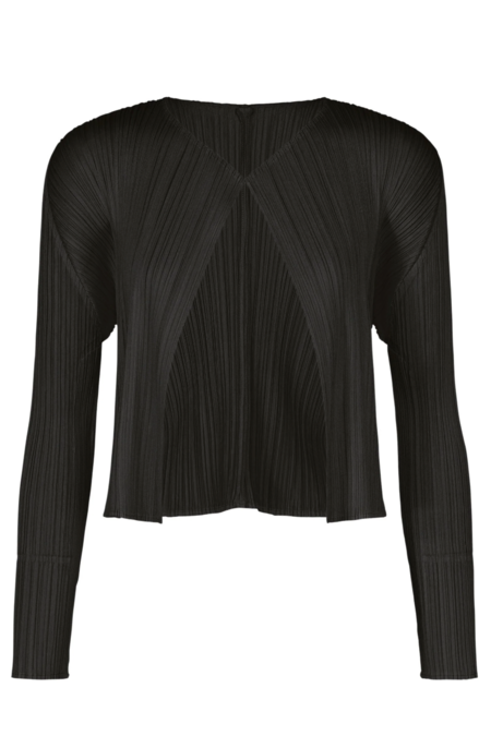 Pleats Please by Issey Miyake Monthly Colors: August Zip Cardigan