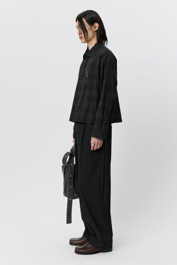 mfpen Priority Shirt - Overdyed Black Check