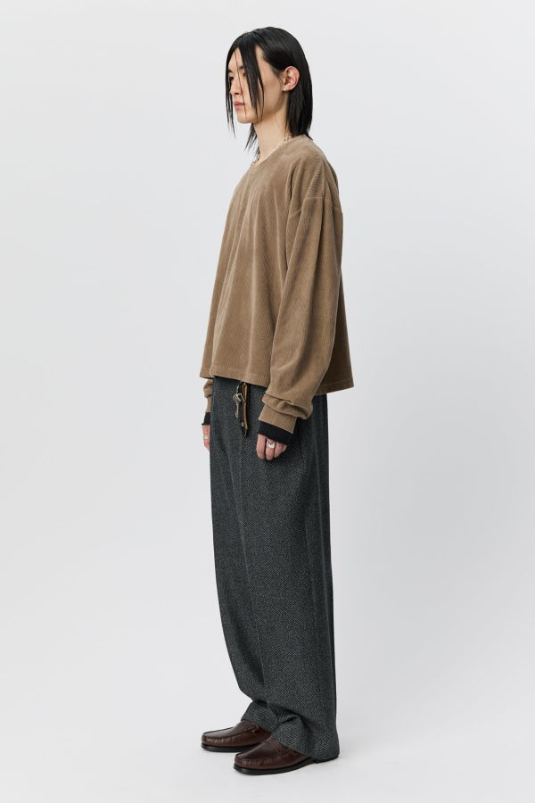 mfpen Relaxed LS Tee - Walnut Husk Pile