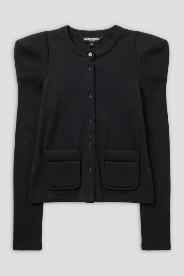 Melitta Baumeister Foamy Shoulder Cardigan