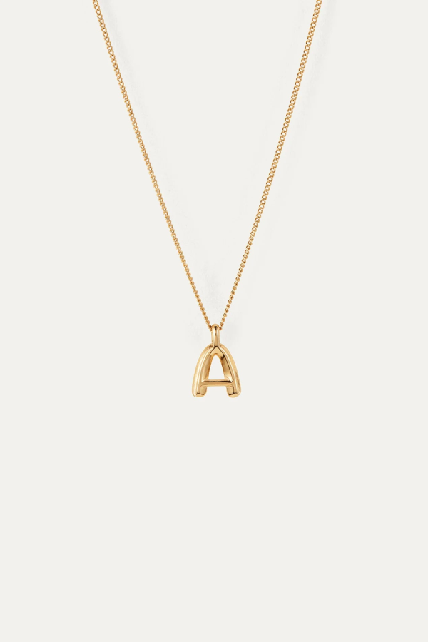 Jenny Bird Monogram Necklace - Gold