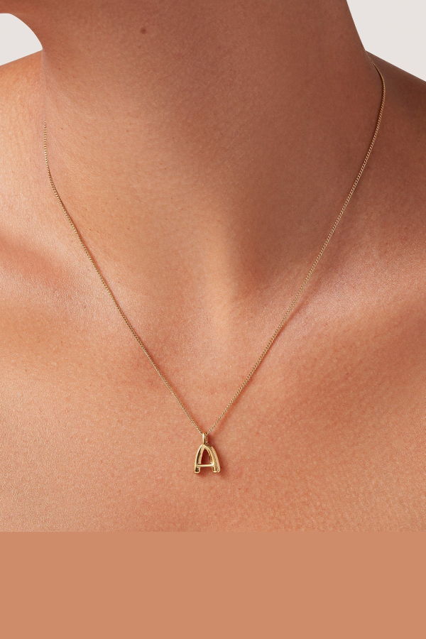 Jenny Bird Monogram Necklace - Gold