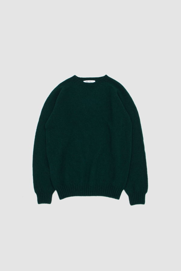 Harley of Scotland Crew Neck Sweater Tartan