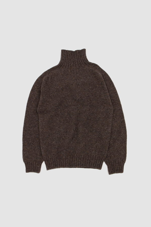 Harley of Scotland Polo Neck Sweater Staffa