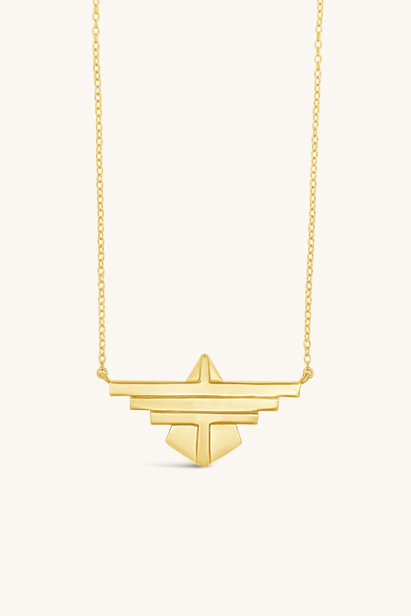 Sierra Winter Jewelry Freebird Necklace - Gold Vermeil